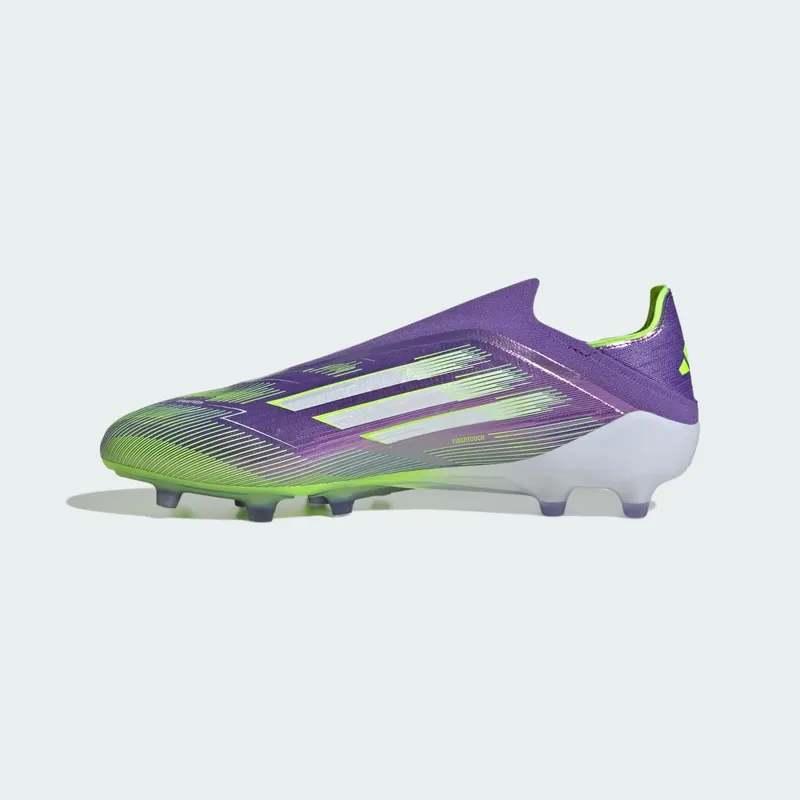 adidas F50 Elite Laceless AG Purple Rush Cloud White Lucid Lemon (JR5364)