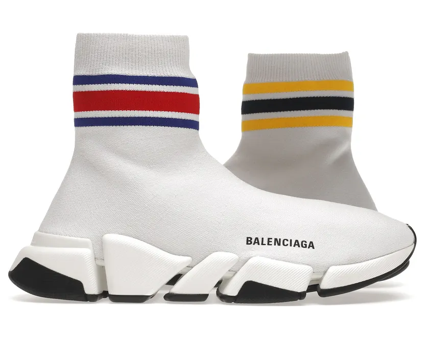 Balenciaga Speed 2.0 White Stripe (674617W2F609467)