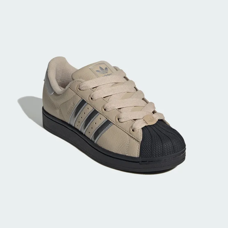 Adidas Superstar II Stone Khaki / Silver Metallic / Core Black (JR4234)
