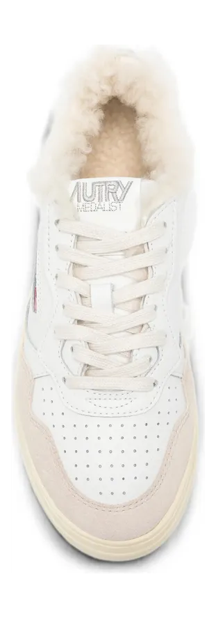 Autry Medalist “Shearling / White Neutrals” (AUXW LS75) (3)