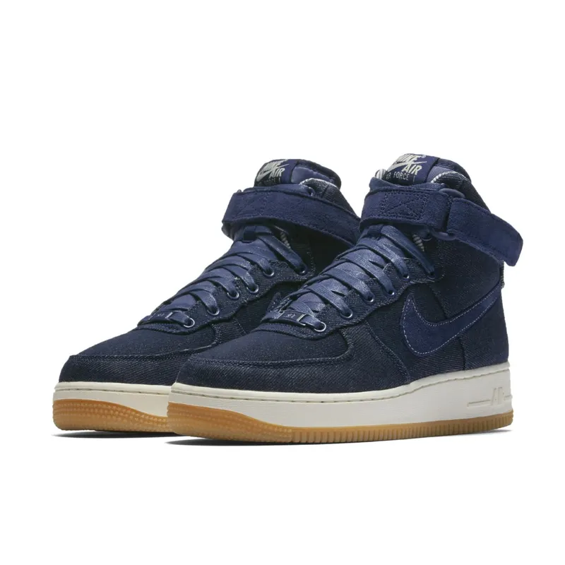 Nike Air Force 1 Hi SE Denim Binary Blue/Muslin-Sail (W)