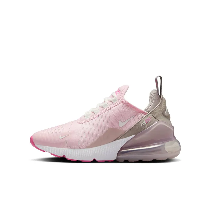 Nike AIR MAX 270 GS “PINK FOAM COLLEGE GREY PLATINUM VIOLET SUMMIT WHITE (GS)” (IB4435-663)