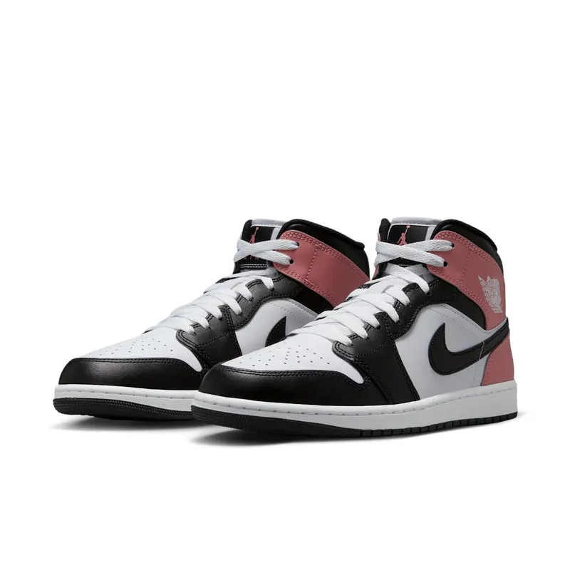 Jordan 1 Mid “White Rust Pink Black” (DQ8426-100)