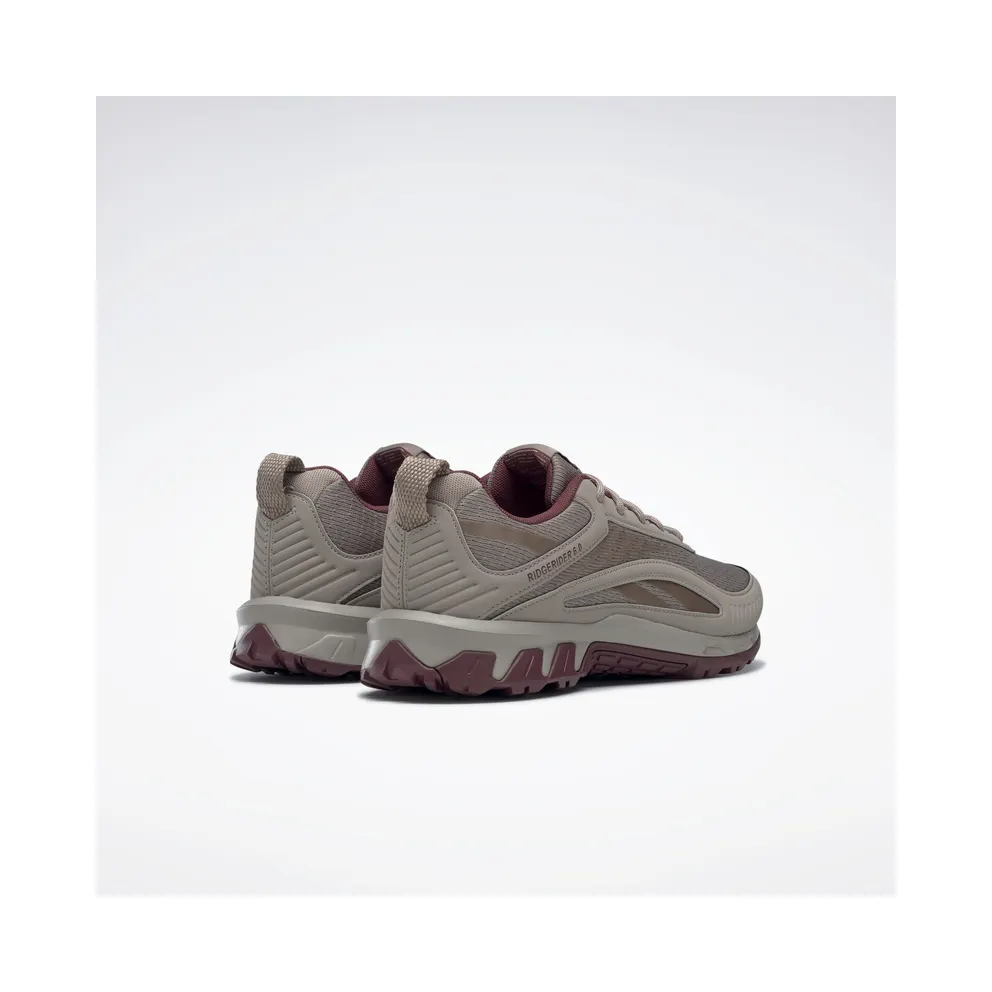 Reebok Ridgerider 6 Shoes Boulder Grey / Rich Red / Golden Bronze