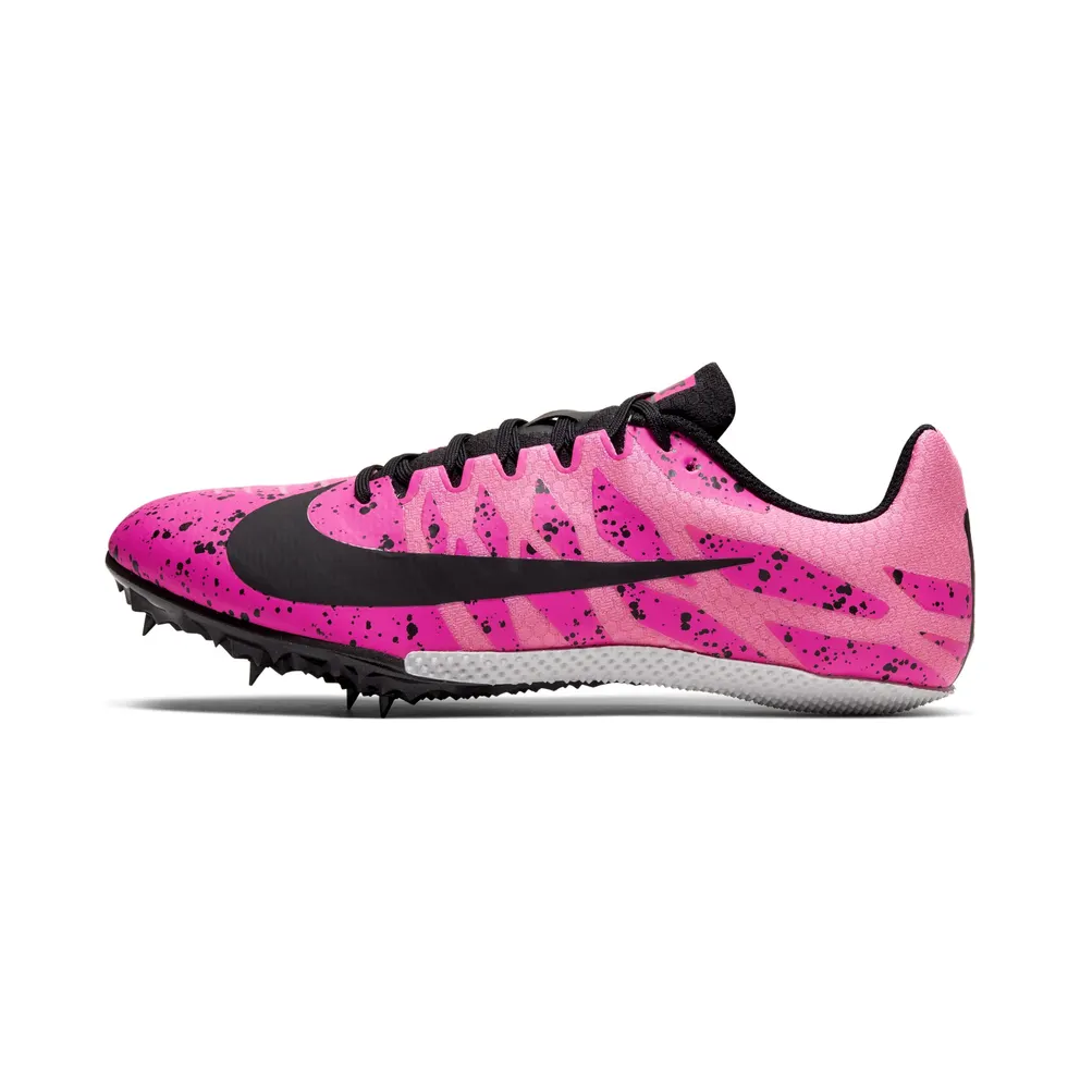 Nike Zoom Rival S 9 Racing spike “Pink Blast / Pure Platinum / Black” (907564-603)