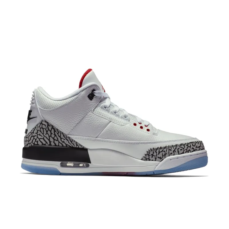 Air Jordan Nike AJ III 3 NRG White Cement (Dunk Contest – Free Throw Line) (2018) (923096-101)