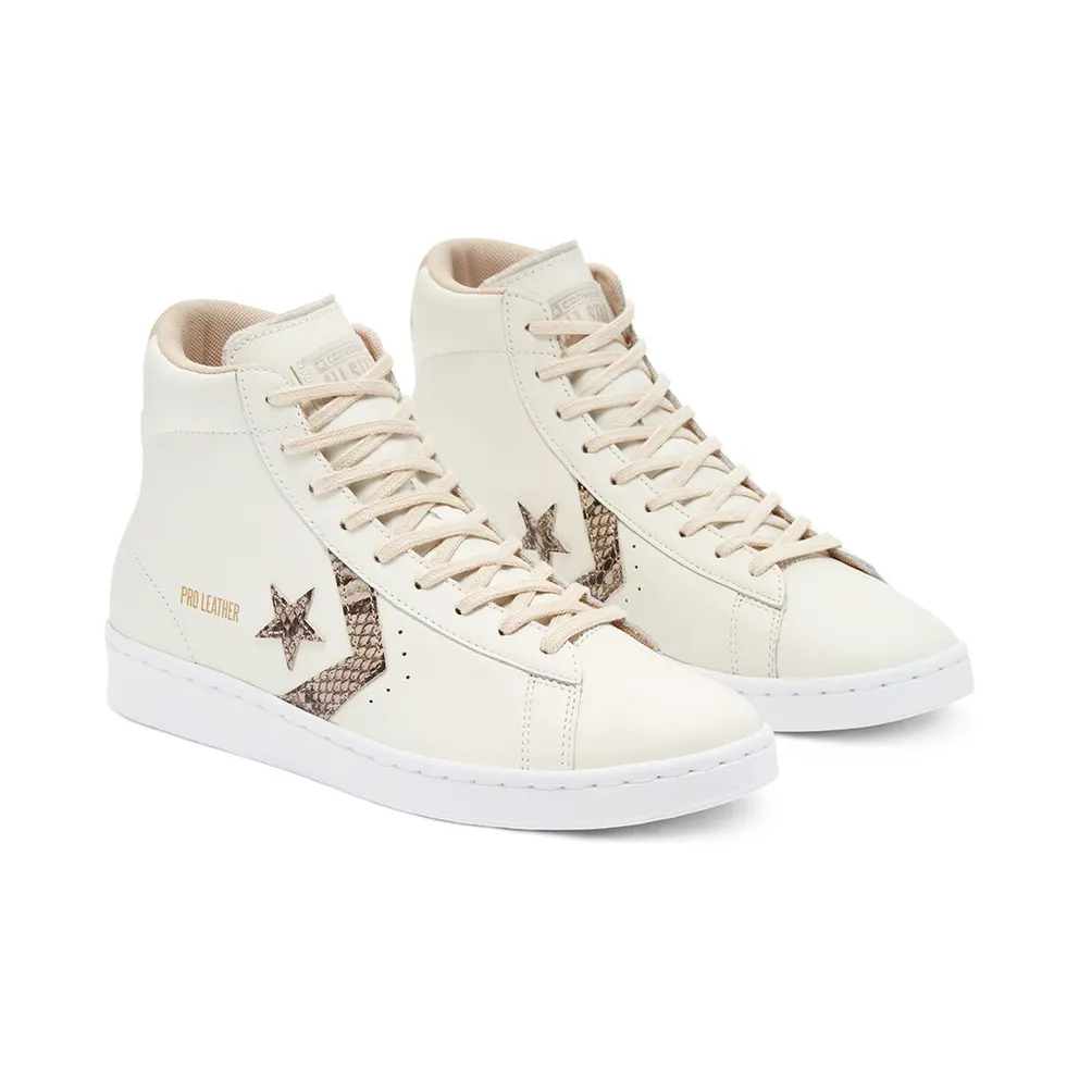 Converse Snake Print Pro Leather High Top Egret/nomad/egret (170497C)