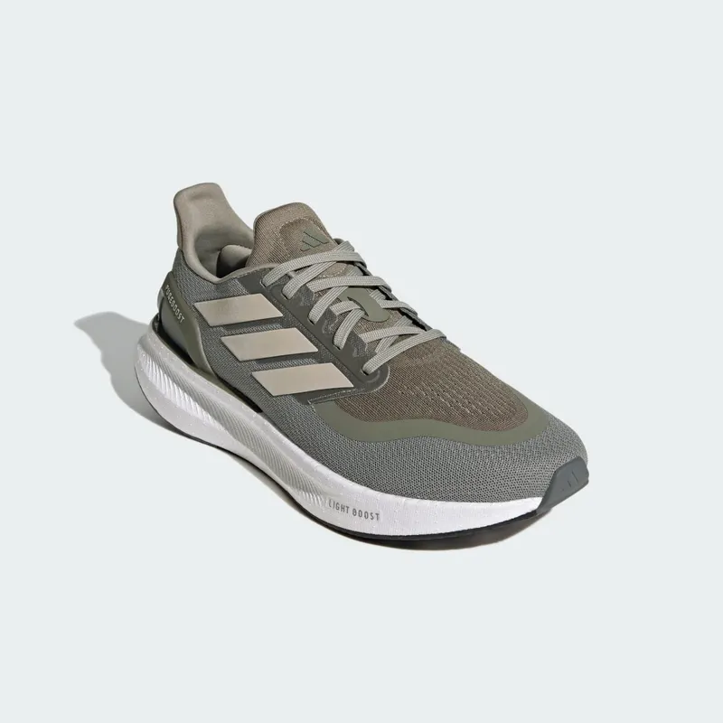 adidas Pureboost 5 Silver Pebble Wonder Beige Olive Strata (IF9195)