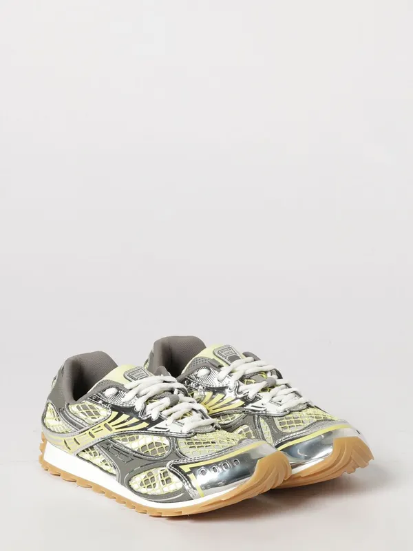 Bottega Veneta Orbit Technical Mesh Sneakers in a Bicolor Design White (755915V2X409561)