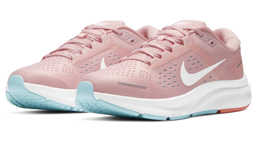 Nike AIR ZOOM STRUCTURE 23 PINK GLAZE WHITE-OCEAN CUBE (CZ6721-601)