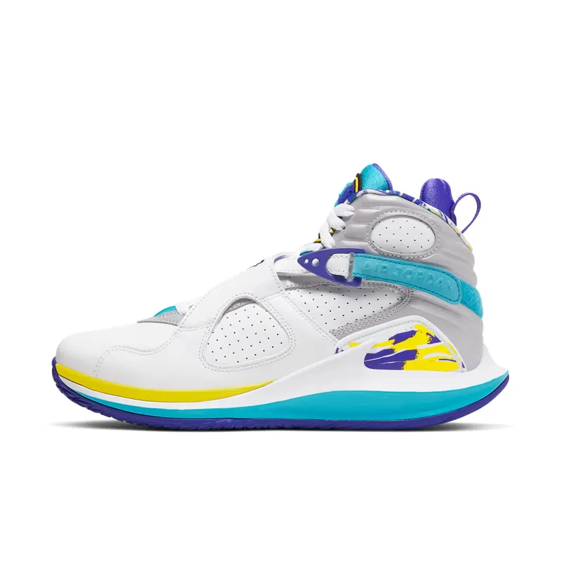 Court Air Zoom Zero x Air Jordan 8 ‘Aqua’ “White / Bright Concord / Aquatone / Varsity Red” (CQ4481-100)