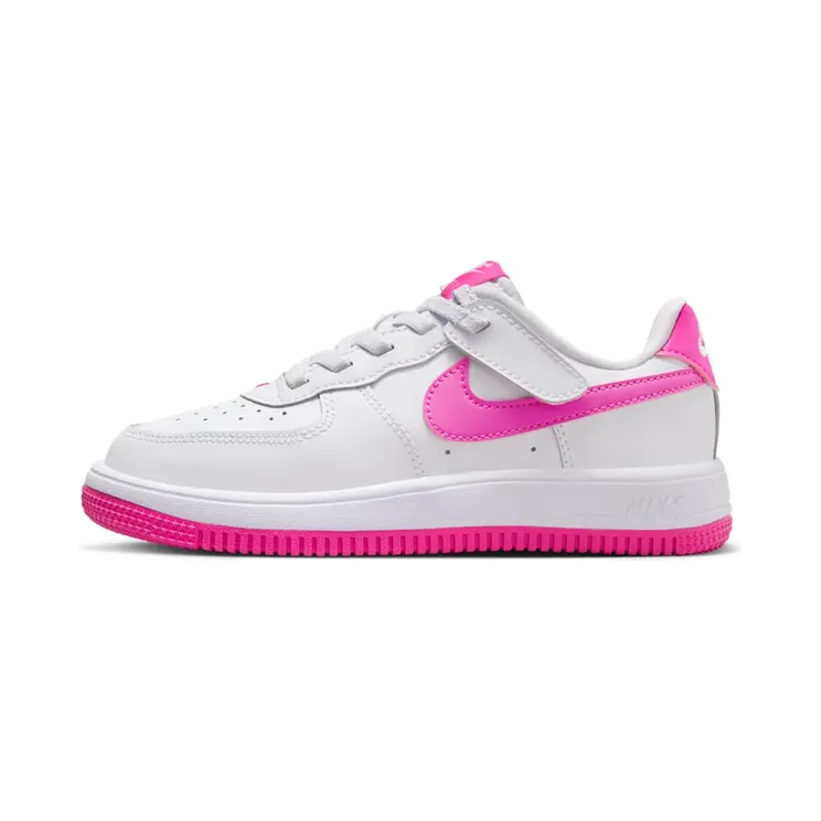 Nike Force 1 Low EasyOn “White / Laser Fuchsia” (FN0237-102)