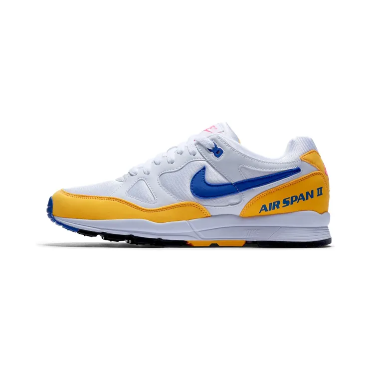 Nike Air Span II “White / Laser Orange / Hyper Pink / Hyper Royal” (AH8047-103)