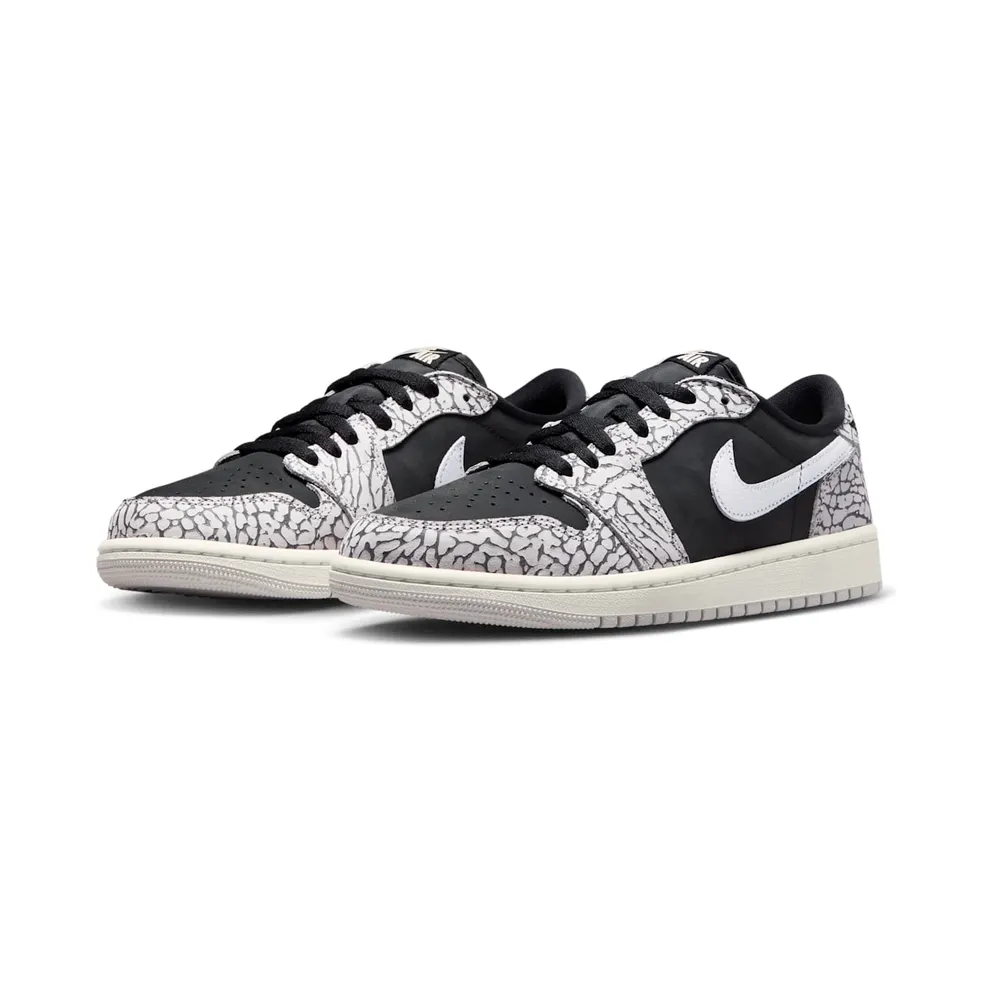 Jordan Air Jordan 1 Low “Black/Grey/White” (CZ0775-001)