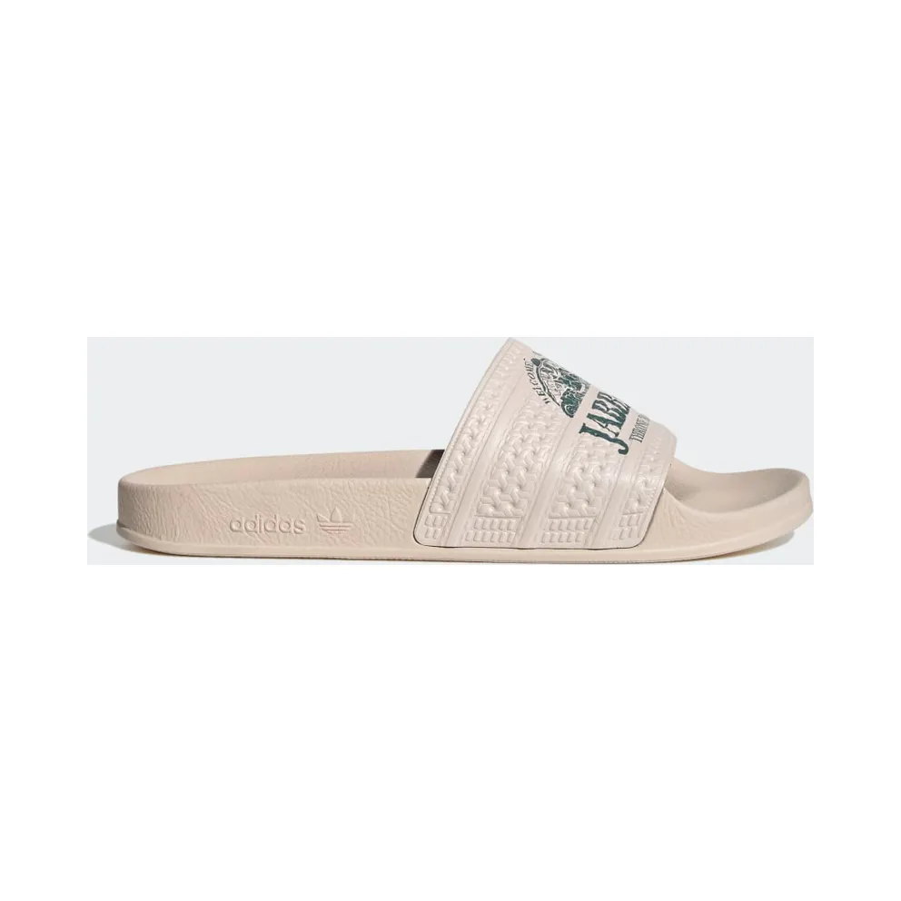 Adidas Jabba’s Throne Room Adilette Slides Halo Ivory / Tech Emerald / Core Black (GX6749)
