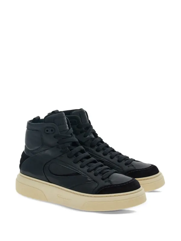 Ferragamo High-Top- mit Logo – Black (762716)