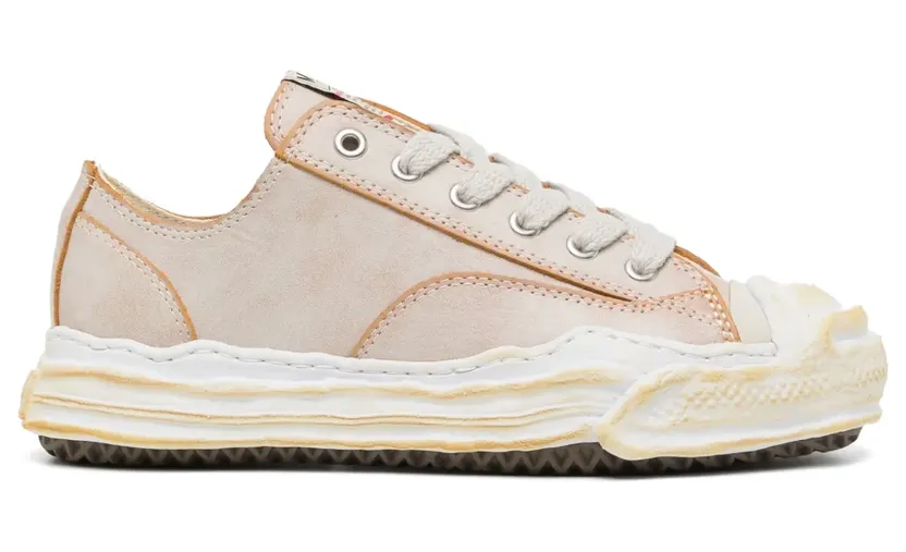 Maison MIHARA YASUHIRO Hank leren sneakers – Bruin (A11FW719)