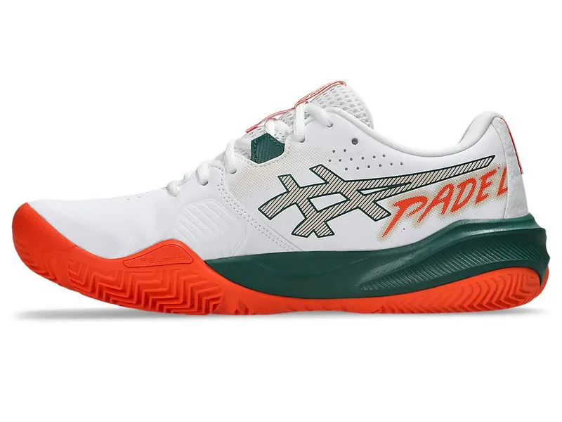 ASICS GEL-CHALLENGER 15 PADEL “White / Energy Orange” (1041A511-102)