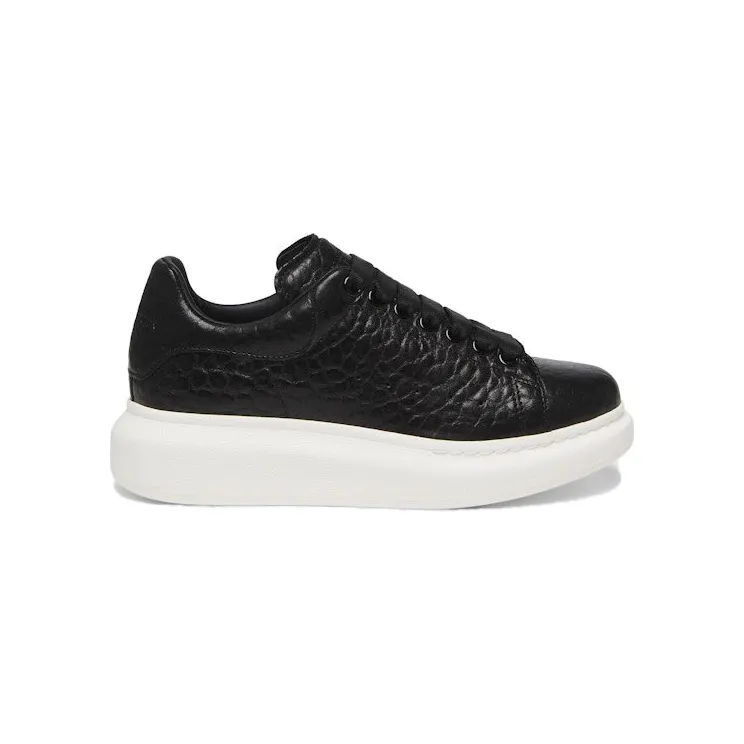 Alexander McQueen Oversized Black Full-Grain Leather (808173WHABE1000)