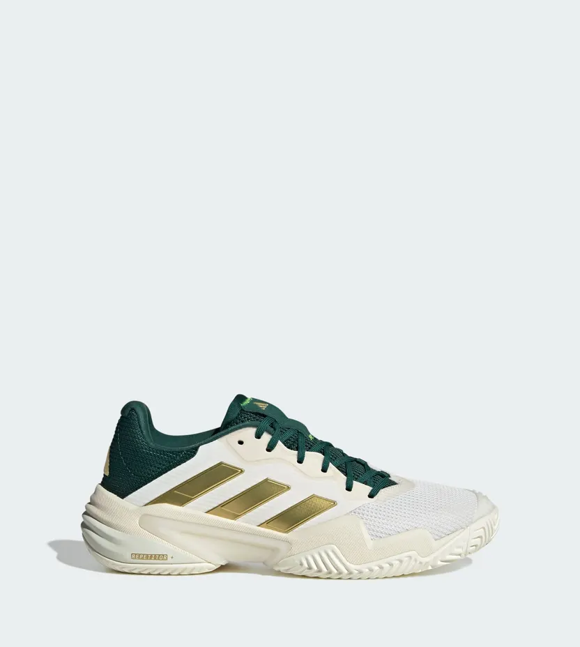 Adidas Barricade 13 Tennis Core White / Gold Metallic / Collegiate Green (IH5140)