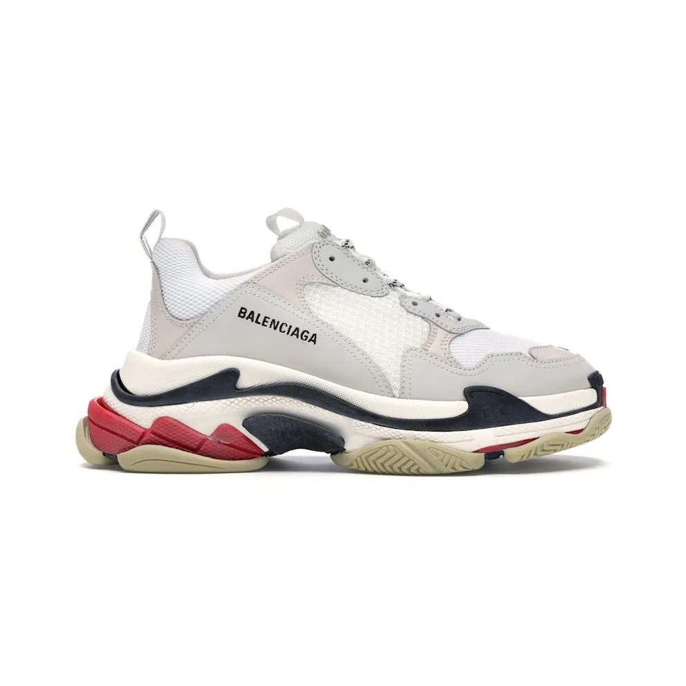 Balenciaga Triple S White Black Red (533882W09E19000)