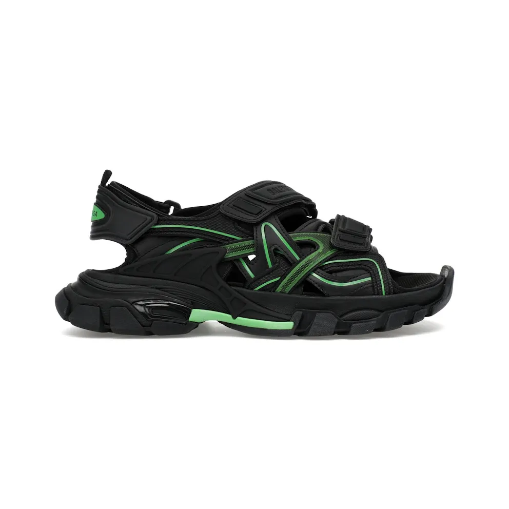 Balenciaga Track Sandal Black/Fluo Green (617542W3AJ11030)