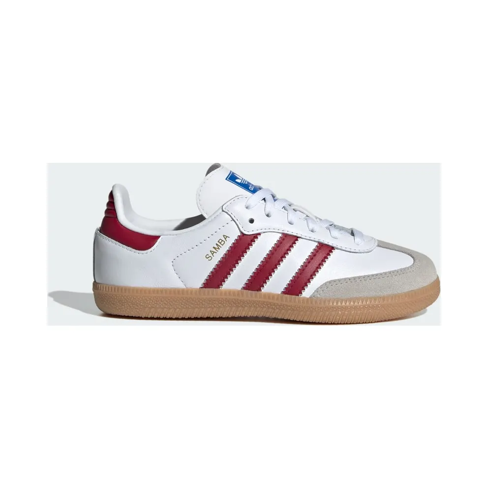 adidas Samba OG Kids Cloud White / Collegiate Burgundy / Gum (IE1333)
