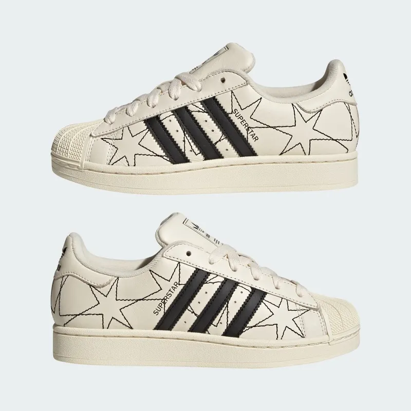 Adidas SUPERSTAR II Shoes Cream White / Core Black / Cream White (IH4123)
