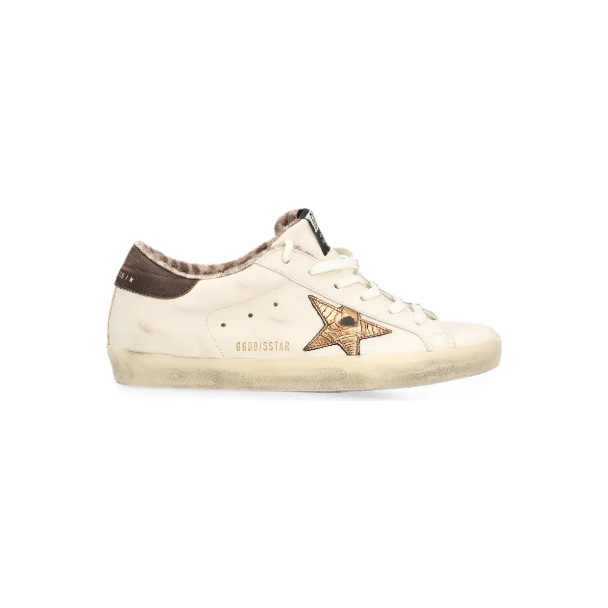 Golden Goose Super-Star distressed sneakers – Beige (GWF01002F008692)