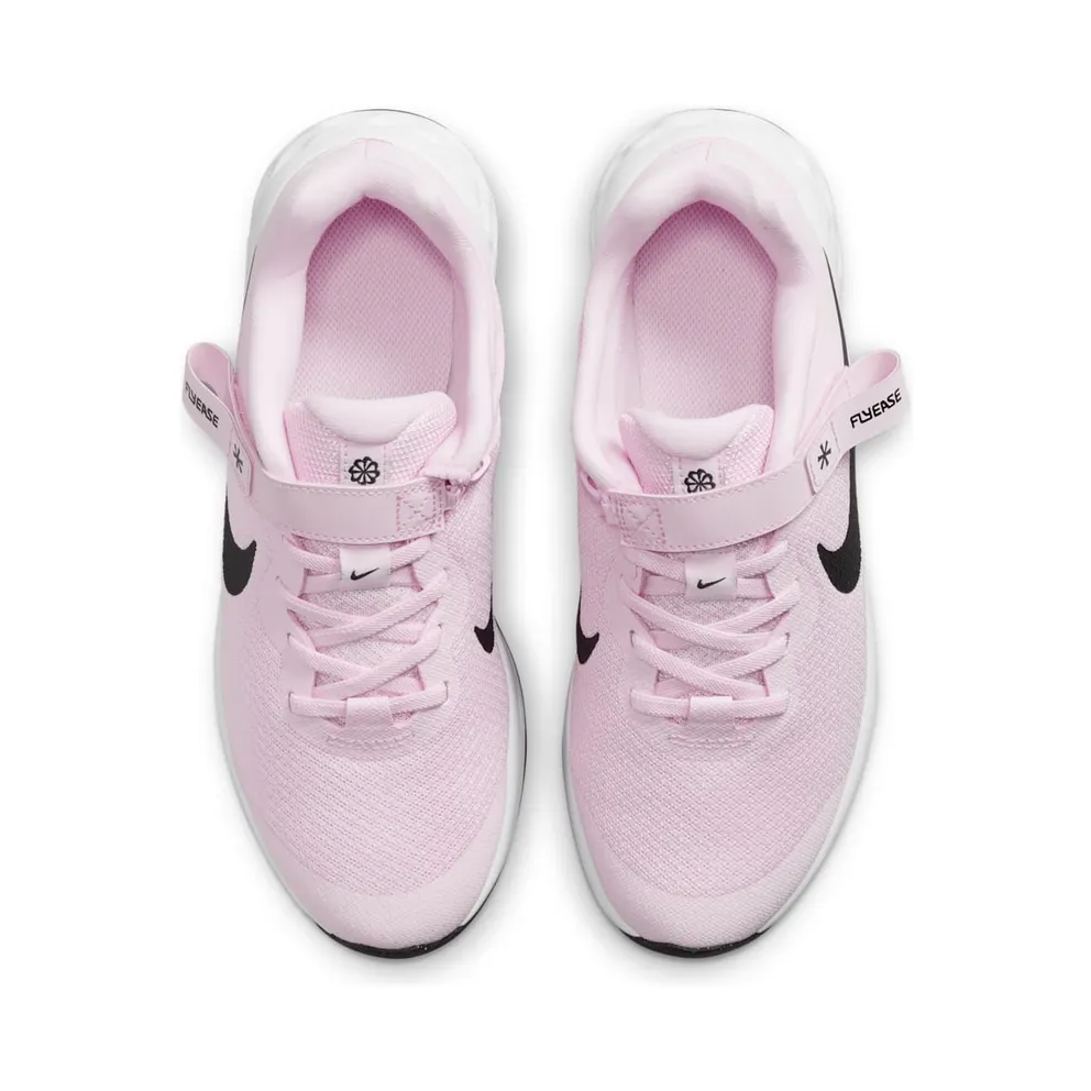 Nike Revolution 6 FlyEase Older Kids’ Easy On/Off Road Running Pink 50% Sustainable Materials (DD1113-608)