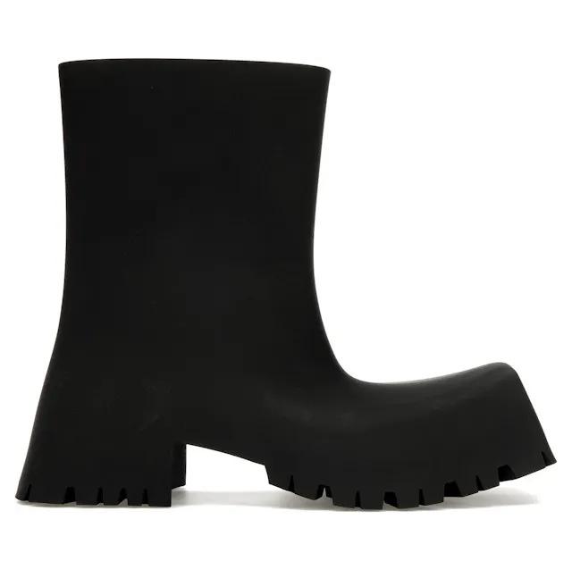 Balenciaga Trooper Rubber Boot Black (W) (679326W0FO81000)