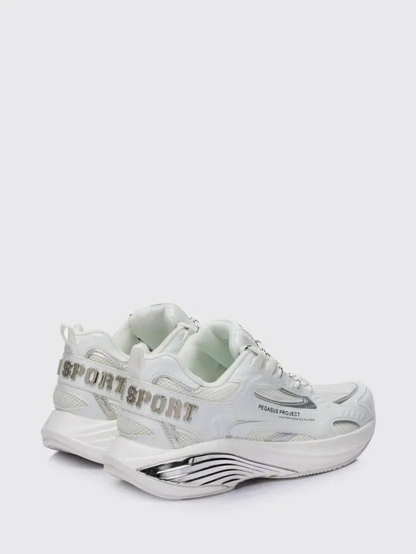 Plein Sport Pegasus Project Mesh And Patent Leather White (FAESUSC0848STE003N01)