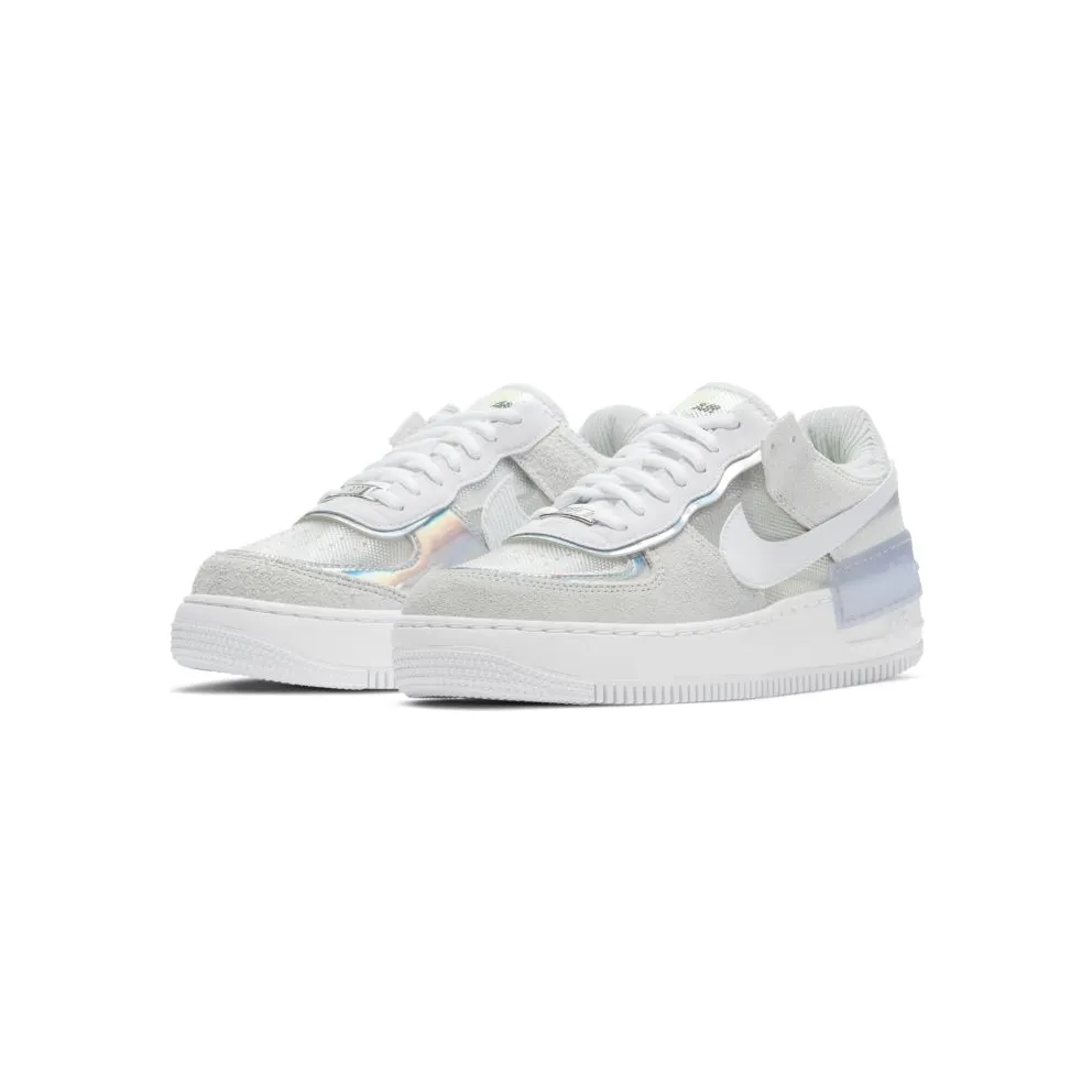 Nike Air Force 1 Shadow Pure Platinum (W) Pure Platinum/White-Metallic Silver-White (DC5255-043)