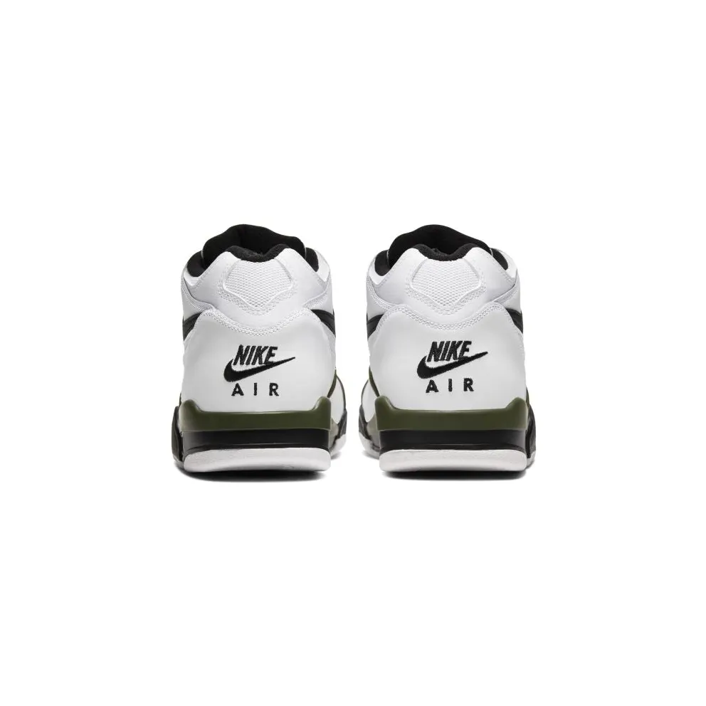 Nike Air Flight 89 White Black Olive White/Black-Medium Olive (CJ5390-101)