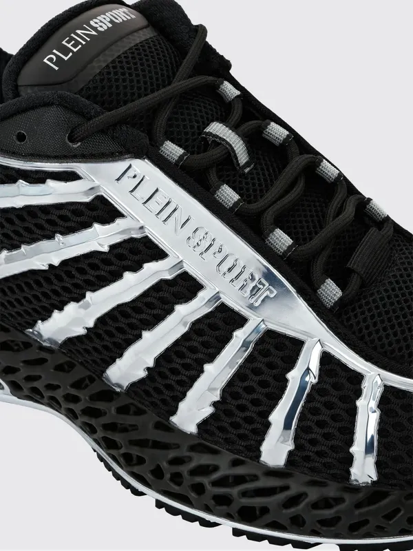 Plein Sport Bicolor Thunderstorm GenX Sneakers in Mesh with a Chunky Sole Black (FABSUSC0337PTE003N0291) (3)