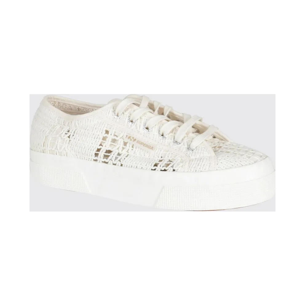 SUPERGA 2740 Platform Crochet Cotton Cream (S61448WA0N)