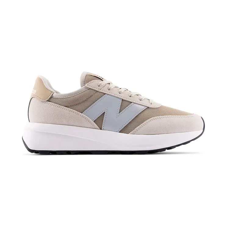 New Balance 370 Crème / Donkerbeige / Zilvergrijs (U370953D)