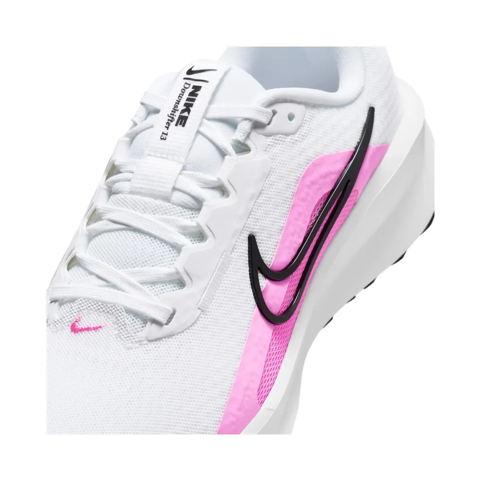 Nike Downshifter 13 White Black Pink Spell (FD6476-109)