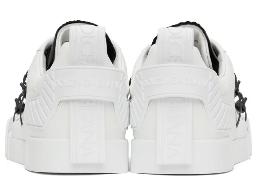 Dolce & Gabbana Black Portofino Sneakers (CS1783 AJ986) (4)
