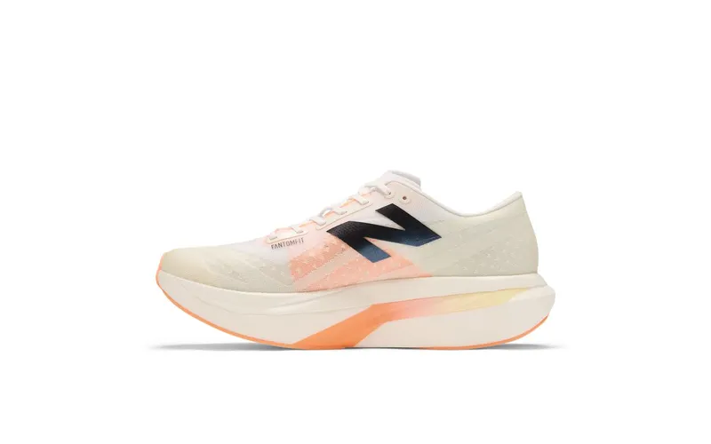 New Balance FuelCell SuperComp Elite v4 White Angora Hot Mango (MRCELCW4)