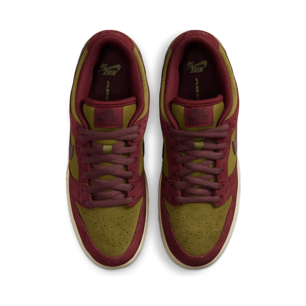 Nike SB Dunk Low “Burgundy Crush / Olive Flak” (HQ1625-600)