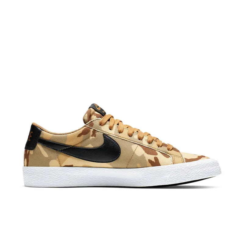 Nike SB Blazer Low Canvas Desert Camo Parachute Beige/Black-Ale Brown (889053-200)