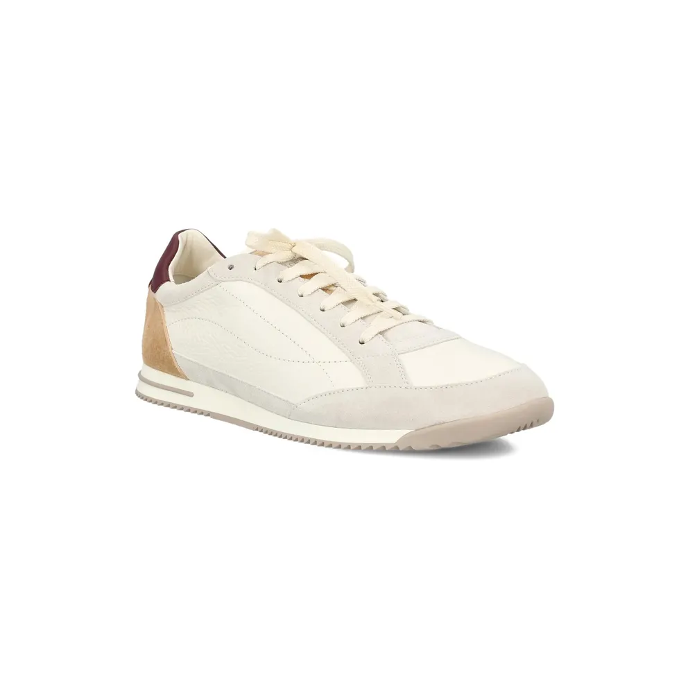 Brunello Cucinelli Panelled Lace-up “Neutrals/Brown” (MZUKOKA348 CXM48)