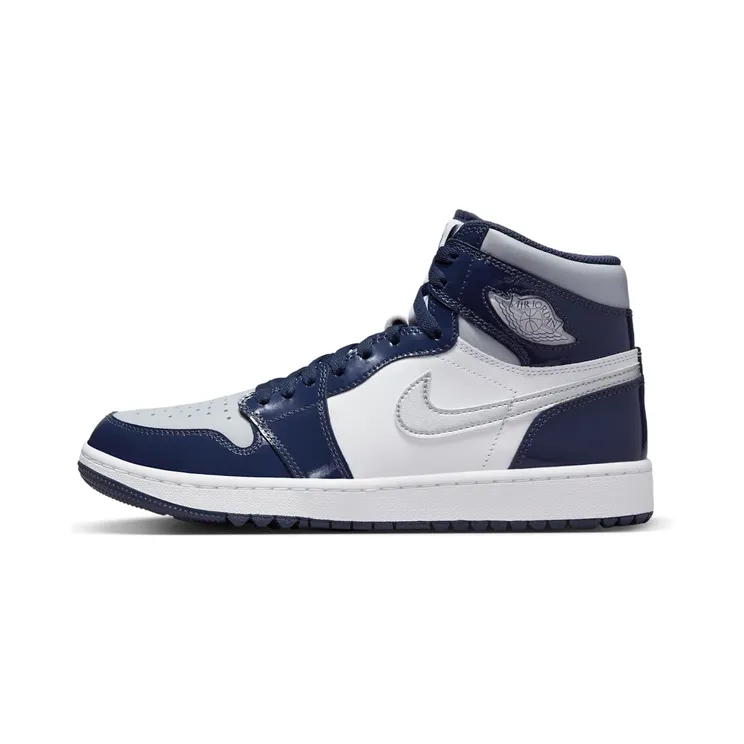 Air Jordan 1 Retro High OG Golf “White / Midnight Navy / Wolf Grey / Metallic Silver” (DQ0660-100)