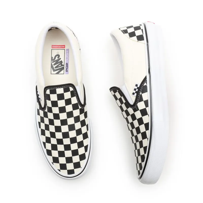VANS Checkerboard Slip-on Skateschoenen White (VN0A5FCAAUH)