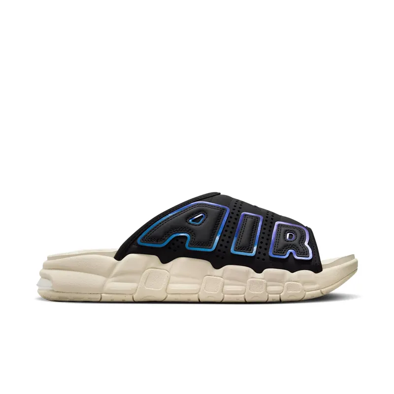 Nike Air More Uptempo Slide Black Sanddrift Iridescent (FB7799-001)