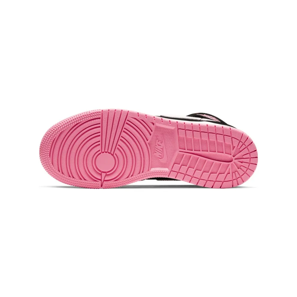 Jordan 1 Mid Black Digital Pink (GS) Black/Digital Pink-White-Pink Foam (555112-066)