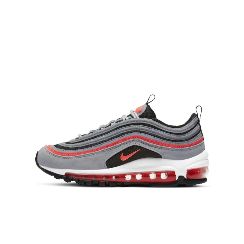 Nike Air Max 97 Wolf Grey Radiant Red (GS) Wolf Grey/Radiant Red-Black-White (921522-025)