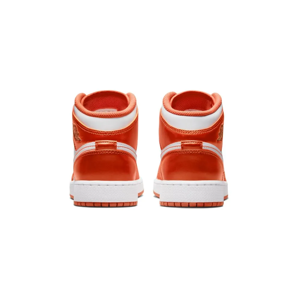 Jordan 1 Mid Metallic Orange (GS) (DM4228-800)