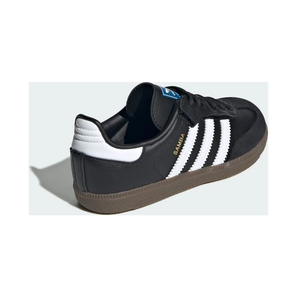 Adidas Samba OG Comfort Closure with Elastische Veters Kids Core Black / Cloud White / Gum (JQ6390)